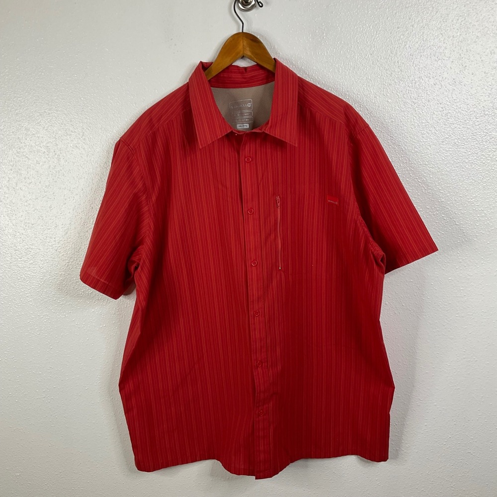 Merrell Men's‎ Opti-Wick Short Sleeve Button Down Shirt Size XXL